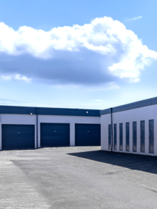 Self-storage units at Pacific Rim Storage Courtenay.