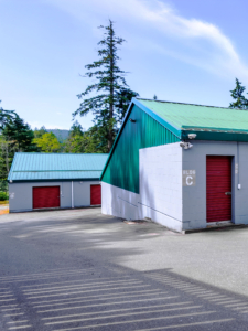 Self-storage units at Pacific Rim Storage Salt Spring.