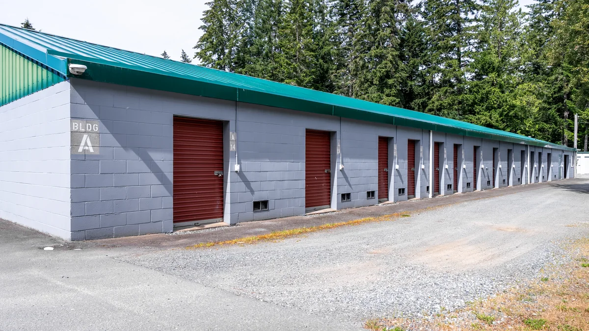Pacific Rim Storage self-storage facility on Salt Spring Island, BC, view 1