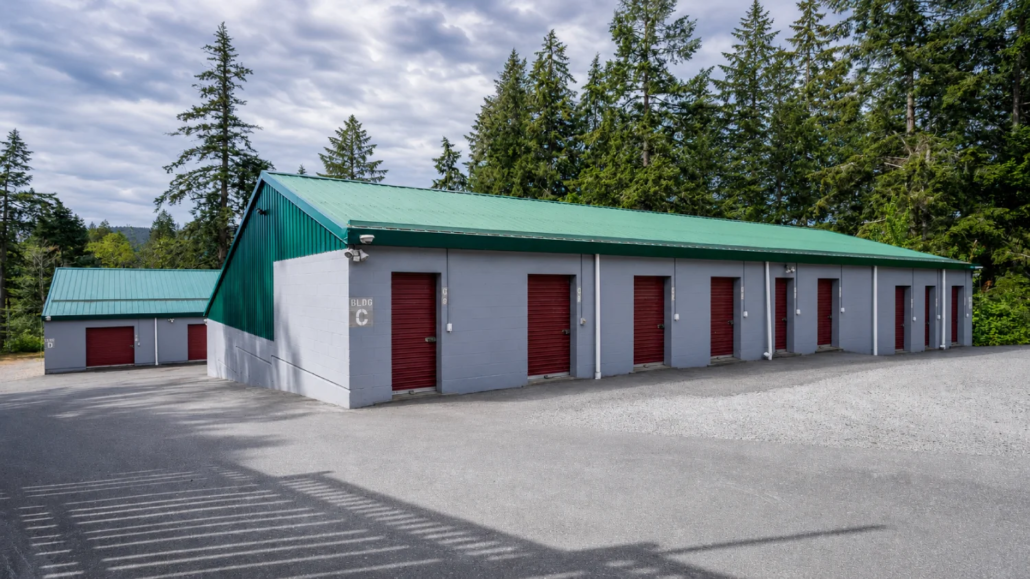 Pacific Rim Storage Salt Spring facility with secure drive-up storage units near Ganges on Salt Spring Island.