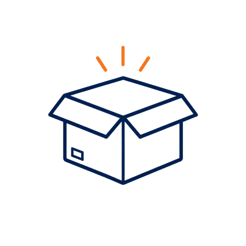 Open storage box representing proper boxes and protective covers